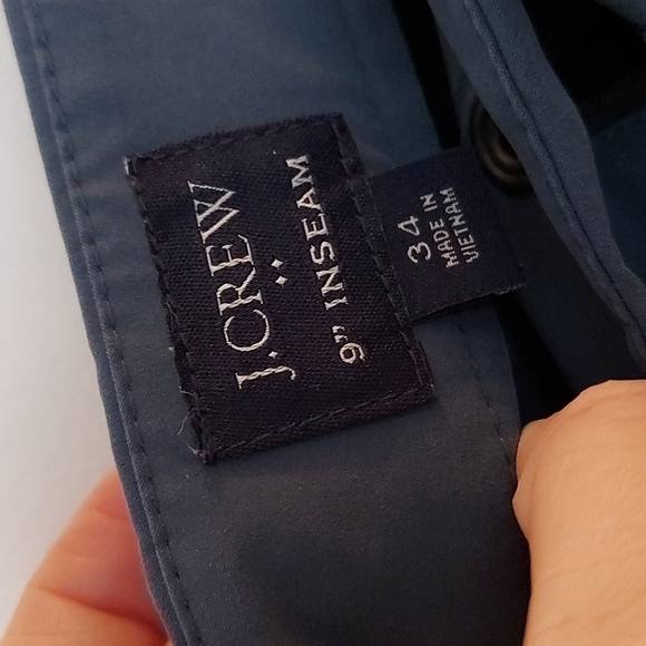 J. Crew Gramercy 9" Inseam Flat Front Shorts Slate Blue  Size 34 - Picture 6 of 9